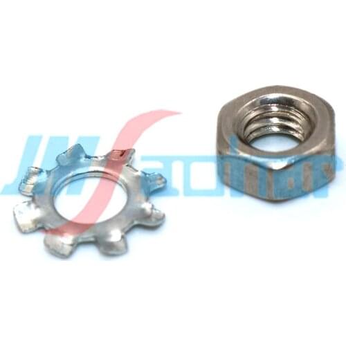 J1301304 HEX NUT J6044400050 STAR WASHER for samsung hanwha pick and place machine
