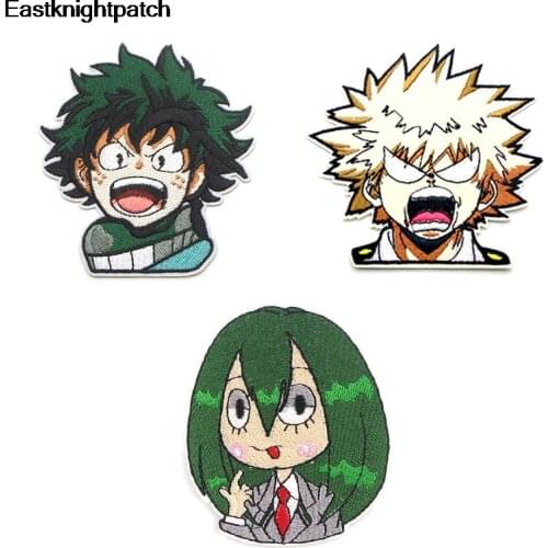 Cartoon Iron on Patches Clothing para diy Embroidered badges Sewing Applique Patchworks stickers E0917
