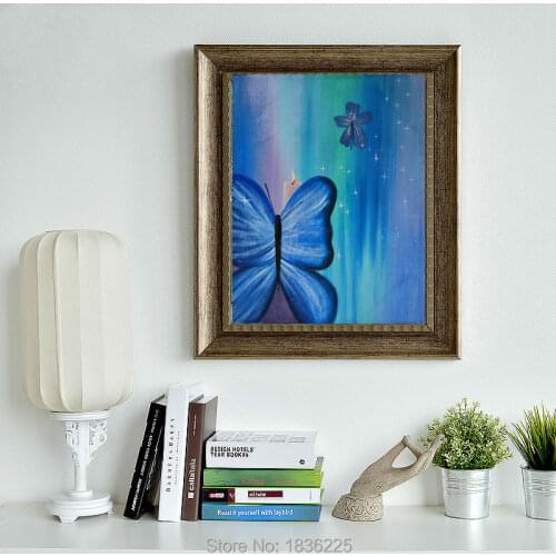 Wall sticker oil painting butterfly abstract painting wall art frameless painting wall stickers for home decor wall decor