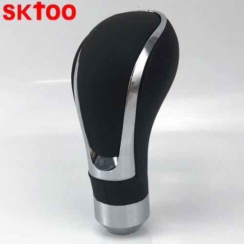 Genuine Leather Automatic Transmission Car Gear Shift Knob for Toyota Corolla Yaris RAV4 Camry For Lexus LS400 LX570 RX350