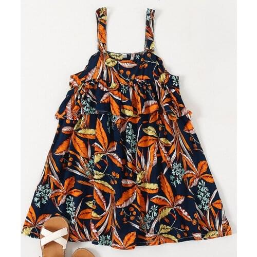 Girl Suspender Dress 2021 Summer Kids Fashion Dresses for Girl Baby Girl Clothes Girls Casual DressChildren Clothing 1-6 Years