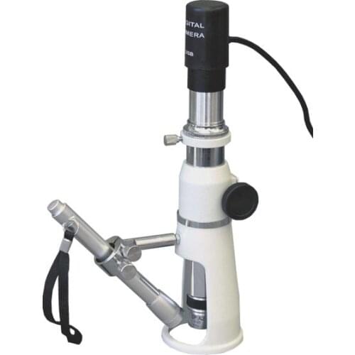 AmScope 100X Portable Shop Measuring Microscope + 2MP USB Camera H100-E2
