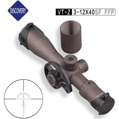 2020 New Discovery Compact Scope Riflescope 3-12 4-16 6-24 First Focal Plane x40 Glass Etched Reticle 150 Joules for Hunting