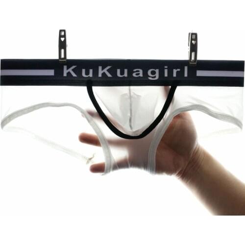 Men Boxers Super Thin Underwear Panties Sexy Ice-Silk Underpants Low Waist Breathable Calzoncillo Hombre Man Underpants Boxers