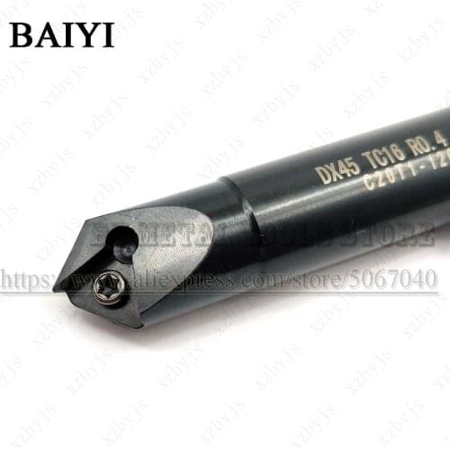 DX45 TC16 C20T1 120 Chamfering tool holder Indexable CNC Turning Tools R0.4 angle lathe chamfering milling cutter