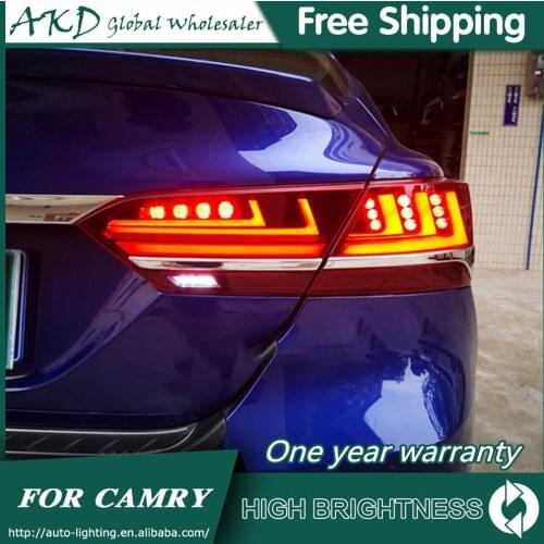 For Car Toyota Camry 2018-2020 Tail Lamp Led Fog Lights DRL Day Running Light Tuning Tail Lights Car Accessories