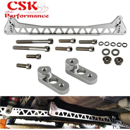 Rear Aluminum Subframe Brace Tie Subframe Subillet Fit For 92-95 Honda Civic