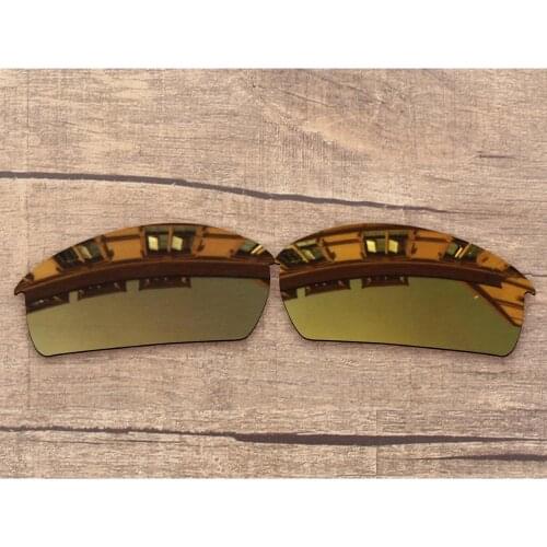 Vonxyz Bronze Mirror Polarized Replacement Lenses for-Oakley Bottlecap Frame