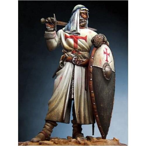 1/32 54MM Templar Knight ANCIENT 54MM ANCIENT toy Resin Model Miniature resin figure Unassembly Unpainted