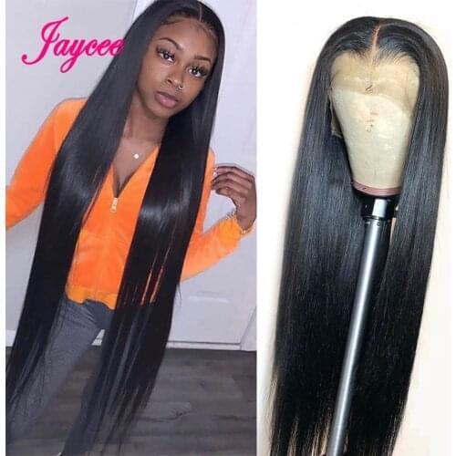 26 28 30 32 inch Human Hair Wig Straight Lace Front Wigs Straight Human Hair Wigs For Women Brazilian Frontal Wig Pre Plucked