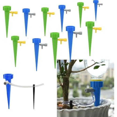 36/24/12 PCS Auto Drip Irrigation Watering System Dripper Spike Kits Garden Household Plant Flower Automatic Waterer Tools