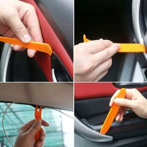 4PCS Auto Trim Removal Tool Car Audio Dash Door Panel Window Molding Fastener Remover Pry Tool Kit