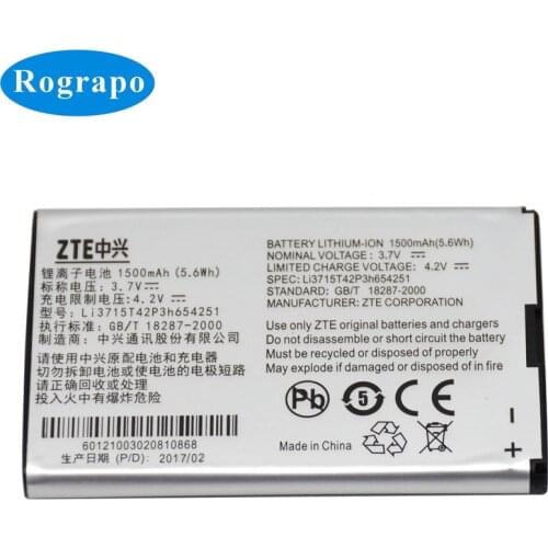 1500mAh Battery For MTS MTC 945 ZTE MF60 MF61 MF62 MF65 MF30 AC30 WIFI Router Modem Beeline E600 Mobile Phone
