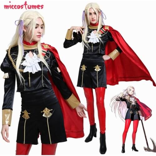 Black Eagles Edelgard Cosplay Fire Emblem Three Houses Cosplay Costume Female Uniform