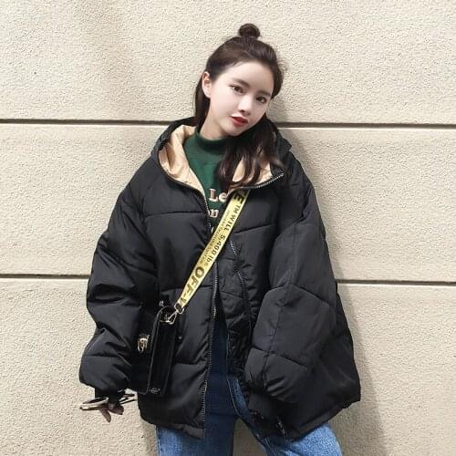 2019 Hot Sale Lycra Long No Thin Cotton-padded Woman New Korean Small Jacket Fund Student Bread Defeat Cotton Suit Winter Loose