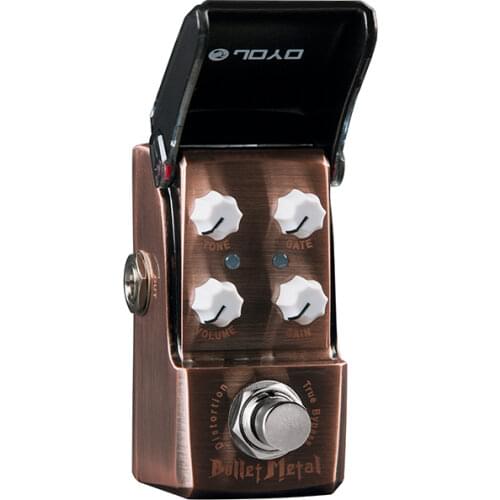 JOYO JF-321 Bullet Metal Acoustic Guitar Effect Pedal for Electric Guitar GATE Function Button Effect Mini Pedal True Bypass