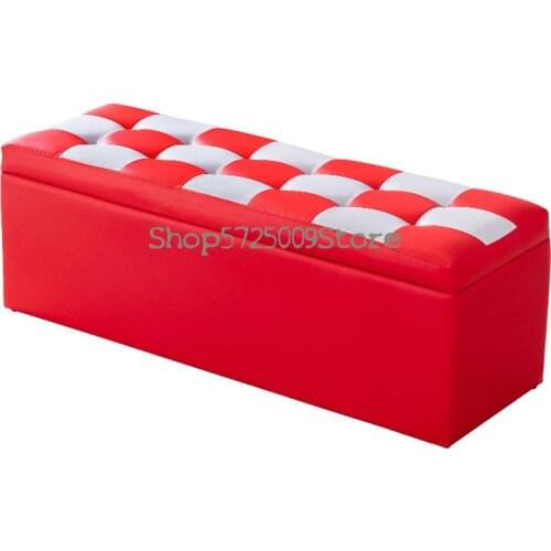 Clothing Store Couch Shoe Exchange Stool Storage Kindergarten Shoe Cabinet Bed End Storage Locker Room Small Sofa Fitting Room S
