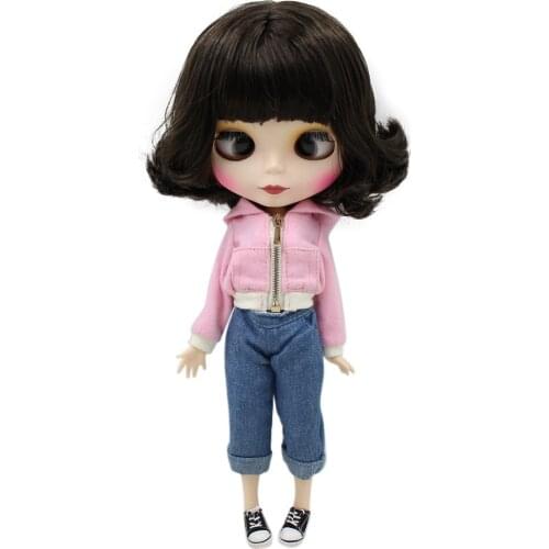 ICY DBS Blyth Doll For Series No.BL950 Cross Eyes Black Short hair White skin 1/6 BJD OB24 ANIME GIRL