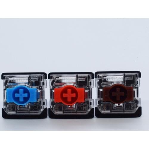 Gateron Jiadalong mechanical keyboard low axis switch thin switch red blue coffee thin switch