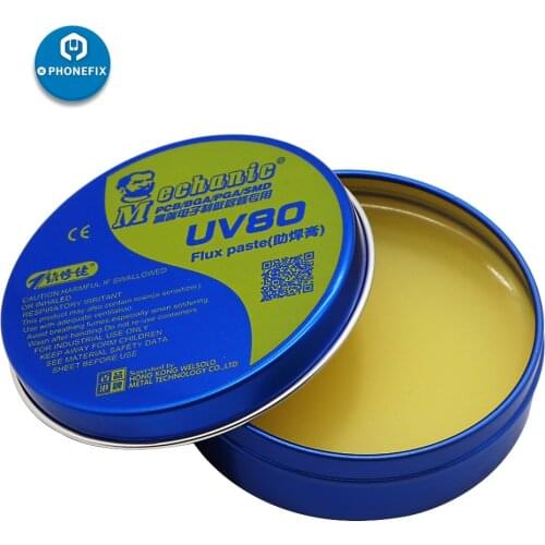 Mechanic MCN-UV80 UV50 High synthetic BGA Solder Flux Paste BGA Soldering Tin Cream for Mobile Phone PCB BGA SMD PGA Repair