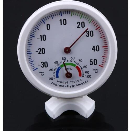 Mini Bell-shaped Scale Thermometer Hygrometer for Home Office Wall Mount Indoor Temperature Measure Tool Indoor Outdoor