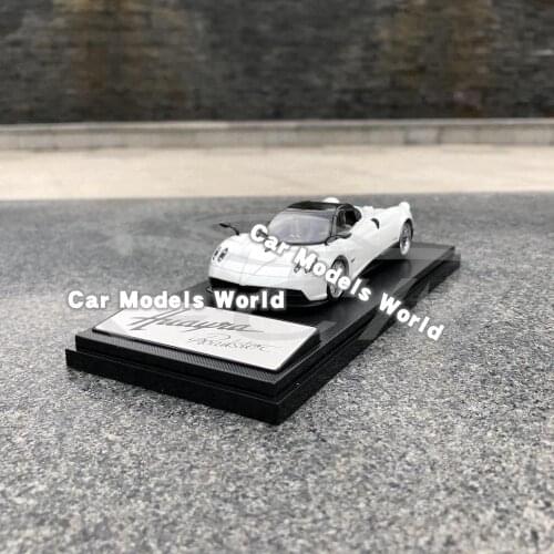 Diecast Car Model LCD Models Huayra Roadster 1:43 (White) + SMALL GIFT