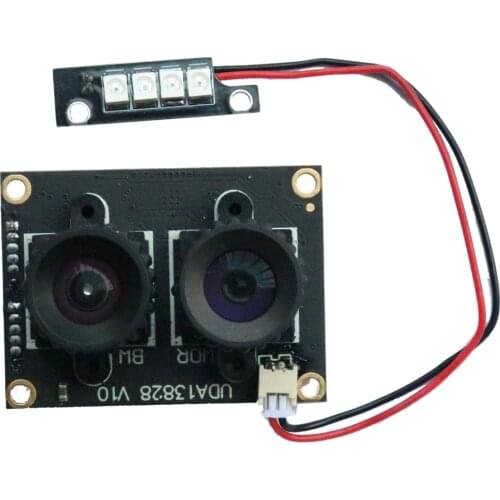 HQCAM 1080P 2 million pixel binocular camera module USB drive-free HD 1080P face recognition with night vision infrared light