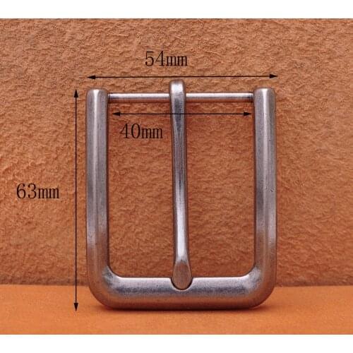 4cm Alloy Men Pin Waist Leather Single Belt Buckle Head Prong Clips Replacement