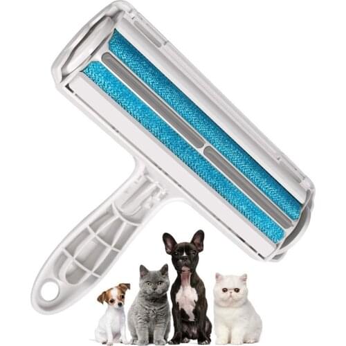 Pet Hair Remover Roller Reusable Plastic Automatic Clean Lint Removal Clothing Bed Carpets Sofa Wool Comb Dogs Cats Fur Brush