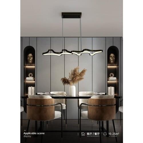 Nordic restaurant chandelier creative personality LED bar dining room modern minimalist dining table art loft office lamps