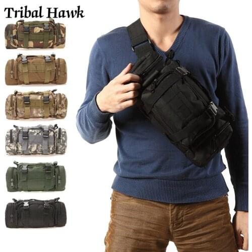 Outdoor Tactical Bag Military Army Molle Waist Bag Camping Climbing Pack Men Women Waterproof Hiking Travel Fishing Bag