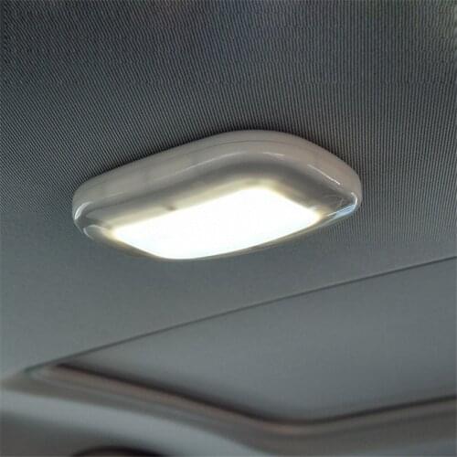 Universal Automobile Car Interior Reading Light Dome USB Charging Roof Ceiling Magnet Lamp Touch Type Night Light Trunk Drl