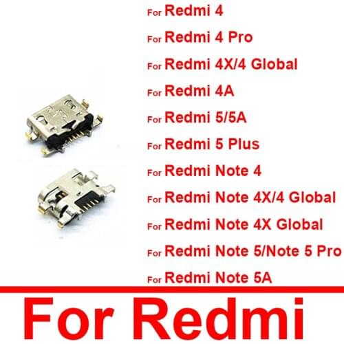 Charging USB Plug Port For Xiaomi Redmi Note 4 Global 4X Pro 4A 5 Plus 5A Prime USB Connector Sync Date Charger Dock Flex Cable