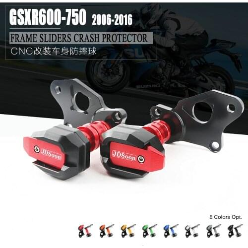 Motorcycle Falling Protection Frame Slider Fairing Guard Crash Protector For SUZUKI GSX-R600 GSX-R750 GSXR 600 750 GSXR600 06-16
