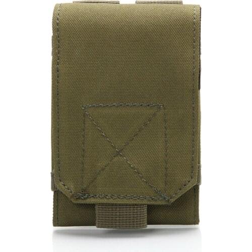 1000D Nylon Outdoors MOLLE Pouch Army Camo Camouflage Bag Sport Military Cover Pouch for 4.7-6 inch Mobile Phone