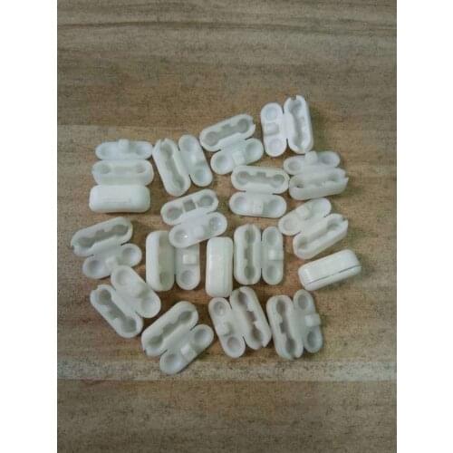 20pcs Vertical Roller Blind Curtain Connector Clips Joiner Curtain Repair Parts Panel Hanger Bracket Set Connecting Bead Buckle