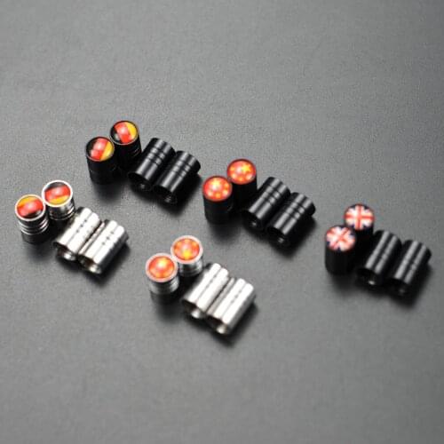 4pcs Tire Valve Stem Caps For FIAT 500 Tipo Punto Freemont Cross Coroma Panda Idea Palio Fastback Fullback Strada