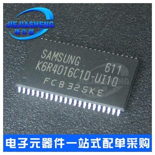 5pieces K6R4016C1D-UI10 RAM TSOP44