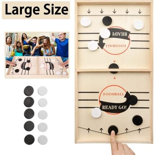 Large Quick Sling Hockey Game Slingshot Board Game Board Games For Adults And Children Slingshot Table Hockey Party