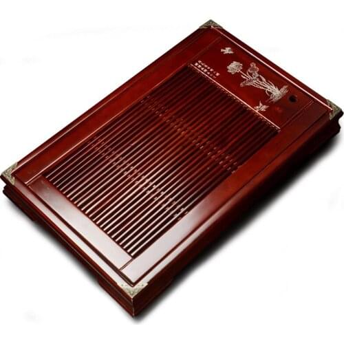 54.5*34.5*6cm Wood Tea Tray Boutique Chinese Kung Fu Tea Tray Home Office Tea Table Decoration Tea Accessories Free Shipping