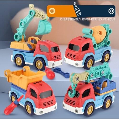 Kids Take Apart Toys Build Your Own Toy Vehicle DIY Construction Playset Assemble Toys with Tools and Drill