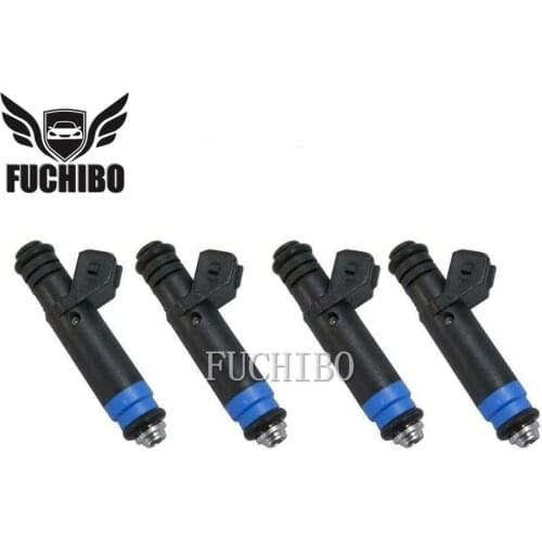 FUCHIBO 4PCS Nozzle Fuel injector 110324 For Chevrolet Pontiac Ford Mustang Jeep Grand Cherokee FI114992 109991 FI114991