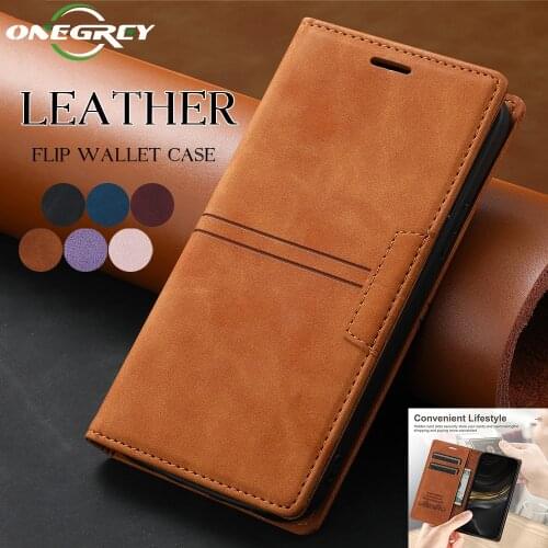 Leather Card Holder Wallet Case For Samsung Galaxy J4 J6 J8 A6 Plus 2018 J5 J7 2017 Matte Magnetic Anti-theft Stand Phone Cover
