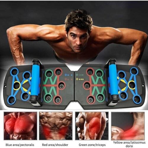 Multi-Functional Push-Up Board Removable Movement Portable Fitness Equipment Exercise Abdominal Biceps Chest Muscles At Home