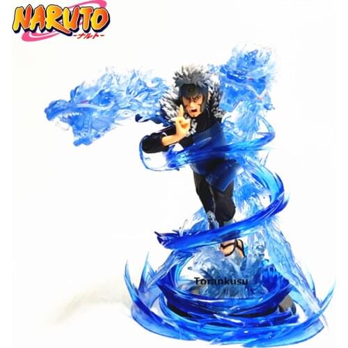 Naruto Senju Tobirama Water Dragon Bullet PVC Action Figures DIY Set Anime Naruto Shippuden Figurine Toy Diorama Brinquedos