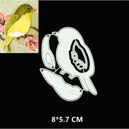 2021 New Little Bird Cutting Dies DIY Scrapbooking Embossing Paper Photo Frame Stamps Crafts Template Mould Stencils