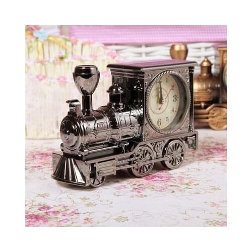 New Creative retro alarm clock motorcycle Car clock train bike simulation model alarm clock home decorations gifts For kids