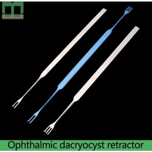 Ophthalmic dacryocyst retractor titanium alloy stainless steel The two claws Three claws double-ended retractor single-end