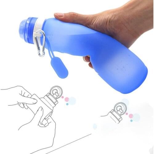 Portable Outdoors Cup Western Water Bottle Foldable Children Bottle Christmas Gift Practical Tableware Student Drinkware Tools