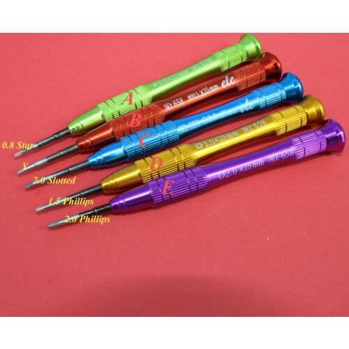Precision Magnetic Screwdriver 0.8Star Y 2.0Slotted Phillips1.5/2.0 Repair Tools for iphone Xiaomi Samsung Mobile Laptop